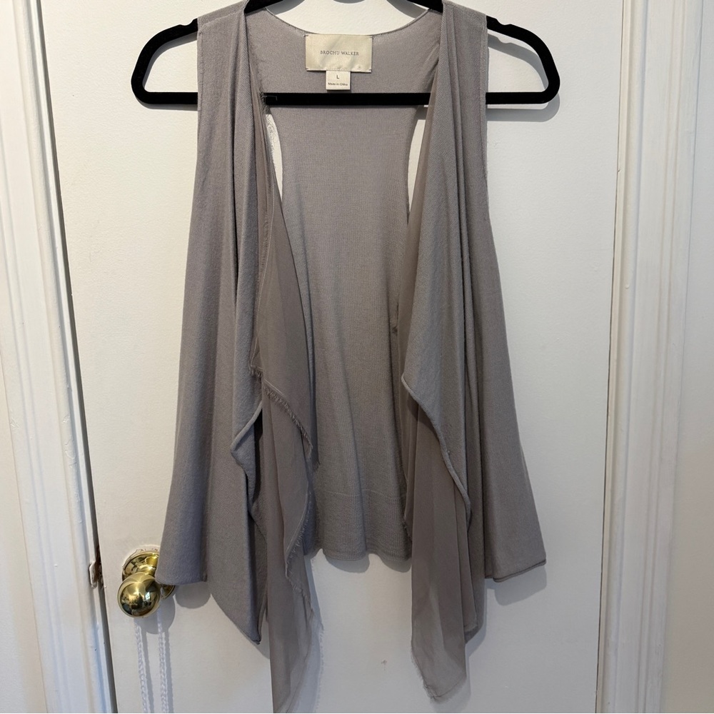 Brochu Walker Soft Gray Knit Sweater